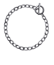 チェーンブレスレット メンズ マンテル シルバー