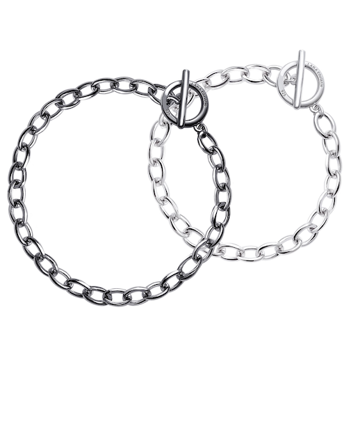 チェーンブレスレット メンズ ペア シルバー