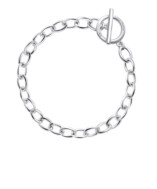 チェーンブレスレット レディース マンテル シルバー