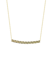 ネックレス レディース バー デザイン K18 ゴールド プラチナ