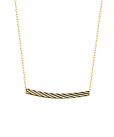 ネックレス レディース バー デザイン K18 ゴールド プラチナ