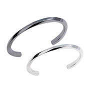 バングル ペア シルバー シンプルデザイン バングル メンズ レディース