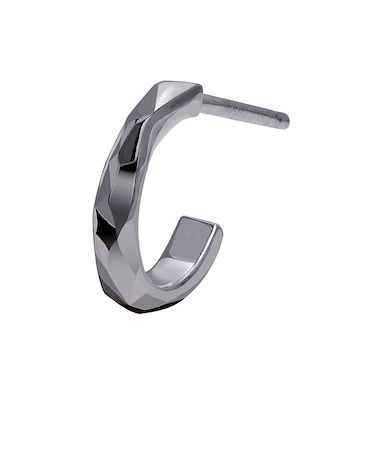 ピアス メンズ ハーフ フープ ユニセックス レディース シルバー925 シルバーピアス アクセサリー