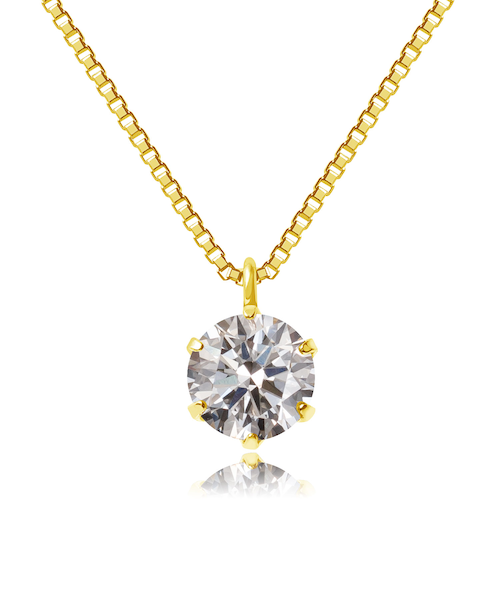 ダイヤモンドネックレス ダイヤモンド 一粒 0.3ct ソリティア