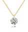ダイヤモンドネックレス ダイヤモンド 一粒 0.3ct ソリティア プラチナ PT900 ゴールド K18 18金 ベネチアン
