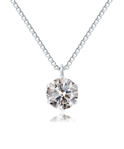 ダイヤモンドネックレス ダイヤモンド 一粒 0.3ct ソリティア プラチナ PT900 ゴールド K18 18金 ベネチアン