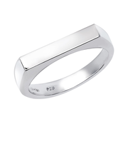 ピンキーリング レディース シルバー925 シルバー フラット シンプル