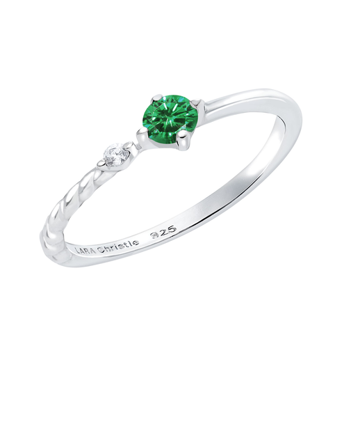 ピンキーリング レディース シルバー925 シルバー カラー ジルコニア