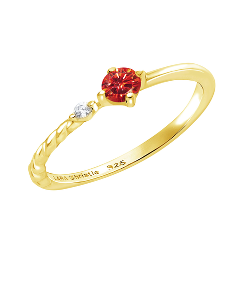 ピンキーリング レディース シルバー925 ゴールド カラー ジルコニア