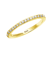 ピンキーリング レディース シルバー925 シルバー ハーフエタニティ ジルコニア