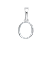 ネックレス ペンダントトップ プラチナ ナンバー チャーム お守りジュエリー 重ね付け 華奢 数字 0