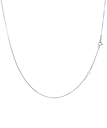 ネックレス チェーン ベネチアン チェーンのみ 幅 約 0.5mm PT850 プラチナ 長さ 45cm 重量 約 1.2g