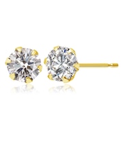 ダイヤモンド ピアス レディース 0.5ct