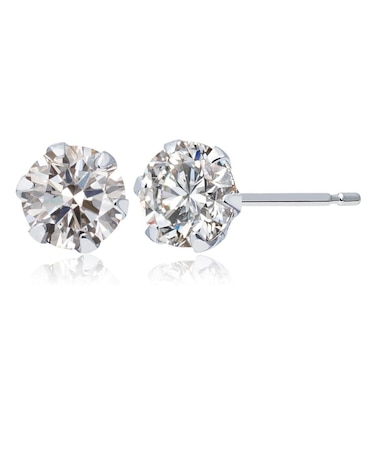 ダイヤモンド ピアス レディース 0.5ct