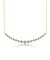 H&C ダイヤモンド スマイルライン ネックレス 1ct PT900 プラチナ/K18 ゴールド