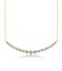 H&C ダイヤモンド スマイルライン ネックレス 1ct PT900 プラチナ/K18 ゴールド