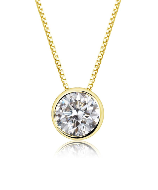 ダイヤモンド ネックレス Dカラー SIクラス フクリン 0.3ct 一粒 PT900 プラチナ/K18 ゴールド 鑑別書付