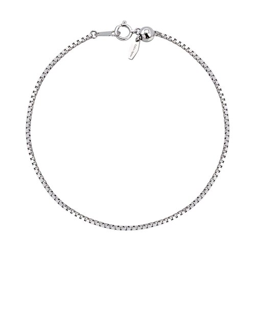 チェーン ブレスレット ベネチアン1.5φ 幅 約 1.4mm pt850/K18 プラチナ ゴールド スライドアジャスターチェーン 全長20cm