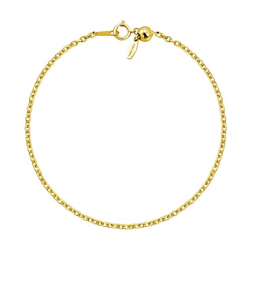 チェーン ブレスレット 丸小豆0.45φ 幅 約 1.5mm pt850/K18 プラチナ ゴールド スライドアジャスターチェーン 全長20cm