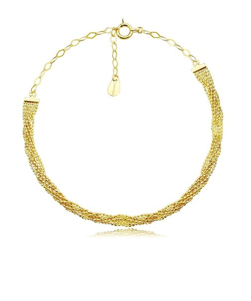 ブレスレット レディース ブリリアント ゴールド K18YG