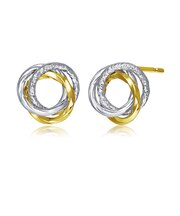 ピアス レディース パイプ スタッドピアス 地金 PT900 K18 18金 ゴールド