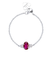 リング 指輪 レディース ルビー ダイヤモンド PT900 プラチナ ゴールド 18金 フリーリング チェーンリング