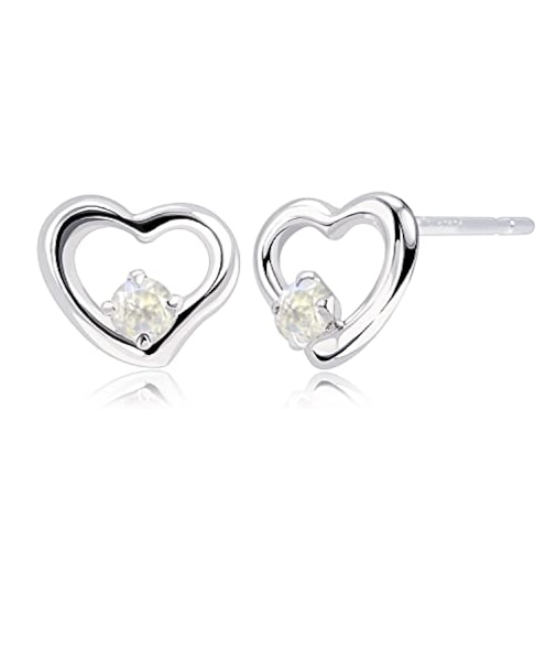 ピアス プティ レディース オープンハート 選べる12誕生石 pt900 プラチナ