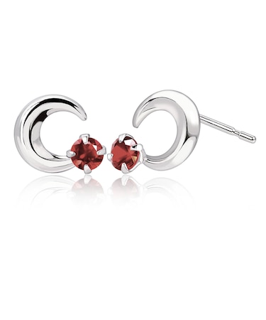 ピアス プティ レディース ムーン 選べる12誕生石 pt900 プラチナ