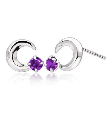 ピアス プティ レディース ムーン 選べる12誕生石 pt900 プラチナ