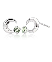 ピアス プティ レディース ムーン 選べる12誕生石 pt900 プラチナ