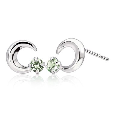 ピアス プティ レディース ムーン 選べる12誕生石 pt900 プラチナ