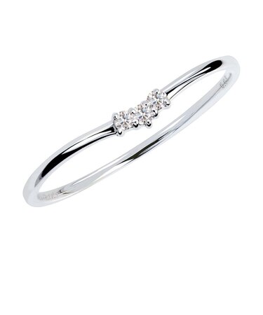 リング レディース 18金 プラチナ ダイヤモンド シンプル リング PT950 K18 ゴールド