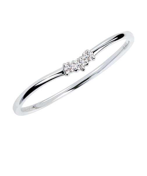 リング レディース 18金 プラチナ ダイヤモンド シンプル リング PT950 K18 ゴールド