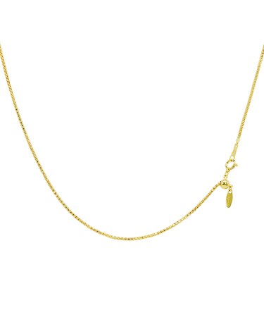 ゴールド チェーン ネックレス 18金 K18 シーベリー 幅 1.2mm 約 2.9g 最長 45cm 長さ調整可能