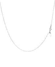 プラチナ チェーン ネックレス Pt850 ファンタジアウェーブ 幅 1.1mm 約 1.7g 最長 45cm 長さ調整可能