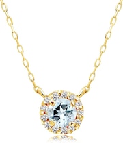 ネックレス ダイヤモンド PT950 プラチナ 18金 K18 ゴールド 誕生石