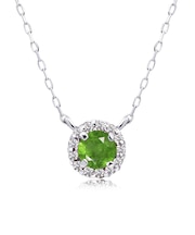 ネックレス ダイヤモンド PT950 プラチナ 18金 K18 ゴールド 誕生石