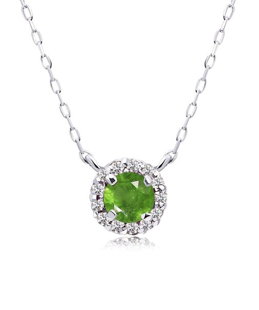 ネックレス ダイヤモンド PT950 プラチナ 18金 K18 ゴールド 誕生石