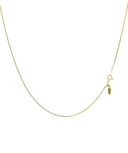 ゴールド チェーン ネックレス 18金 K18 ベネチアン 幅 0.95mm 約 3.3g 最長 45cm 長さ調整可能