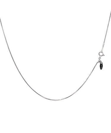 プラチナ チェーン ネックレス Pt850 ベネチアン 幅 0.85mm 約 3.3g 最長 45cm 長さ調整可能