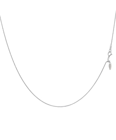 プラチナ チェーン ネックレス Pt850 トリプルスパイク 幅 0.7mm 約 2.4g 最長 45cm 長さ調整可能