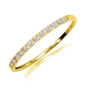 ダイヤモンド エタニティ リング 0.15ct 12石 PT950 プラチナ  18金 K18 ゴールド