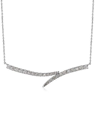 ダイヤモンドネックレス Pt900 プラチナライン ダイヤ 0.2ct