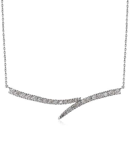 ダイヤモンドネックレス Pt900 プラチナライン ダイヤ 0.2ct