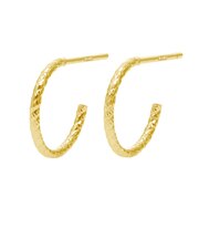 ピアス レディース プラチナ 地金 中空 フープピアス