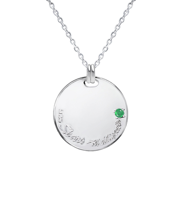 選べる誕生石12色 ネックレス メンズ 誕生石 ( 1・2・3・4・5・6・7・8・9・10・11・12月) 彼氏 誕生日プレゼント 男性 シルバー