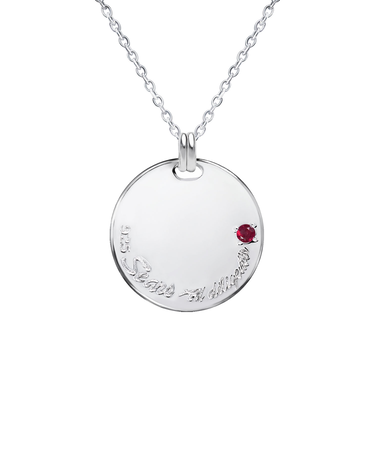 選べる誕生石12色 ネックレス メンズ 誕生石 ( 1・2・3・4・5・6・7・8・9・10・11・12月) 彼氏 誕生日プレゼント 男性 シルバー