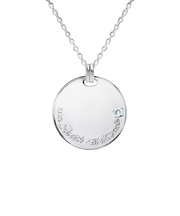 選べる誕生石12色 ネックレス メンズ 誕生石 ( 1・2・3・4・5・6・7・8・9・10・11・12月) 彼氏 誕生日プレゼント 男性 シルバー