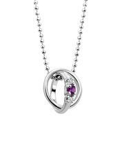 【選べる12誕生石】2連ネックレス レディース