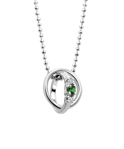 【選べる12誕生石】2連ネックレス レディース